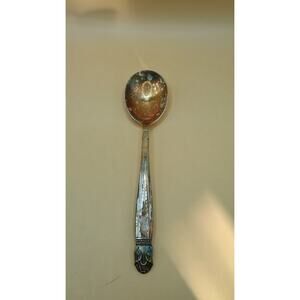 Vntg HOLMES & EDWARDS IS Danish Princess Inlaid Silver Plate - Soup Spoon Single